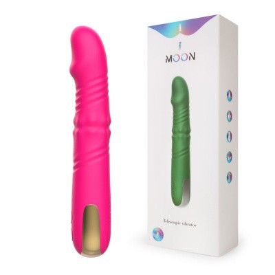 Вибратор I-MOON розовый 10 режимов, USB