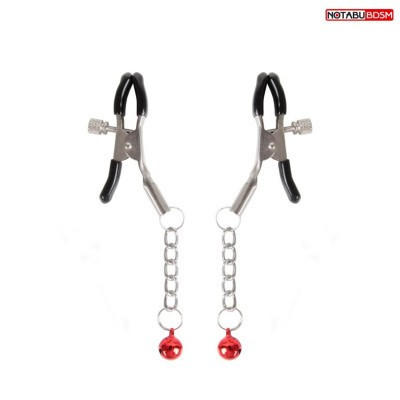 Изящные зажимы для сосков красные бусины