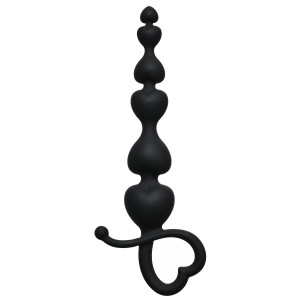 Анальная цепочка Begginers Beads, черная