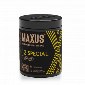 Презервативы MAXUS Special №12 точечно-ребристые п/к