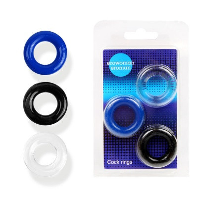 Кольца эрекционные разноцветные