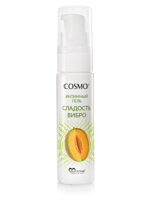 Гель-лубрикант "Cosmo" с вибрацией дыня 33г 