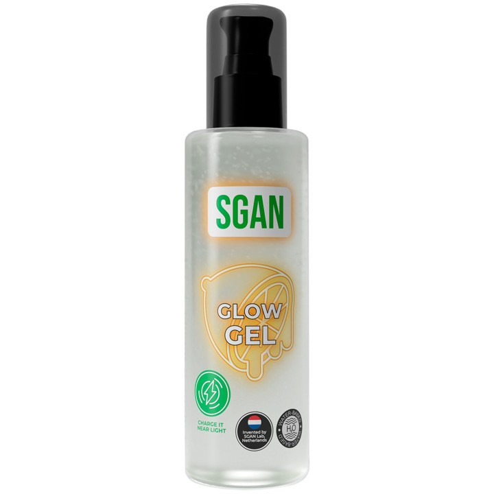 Лубрикант SGAN GLOW GEL с эффектом свечения, 110 мл