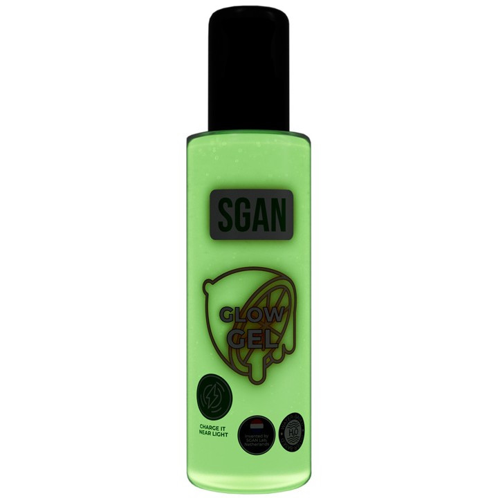 Лубрикант SGAN GLOW GEL с эффектом свечения, 110 мл