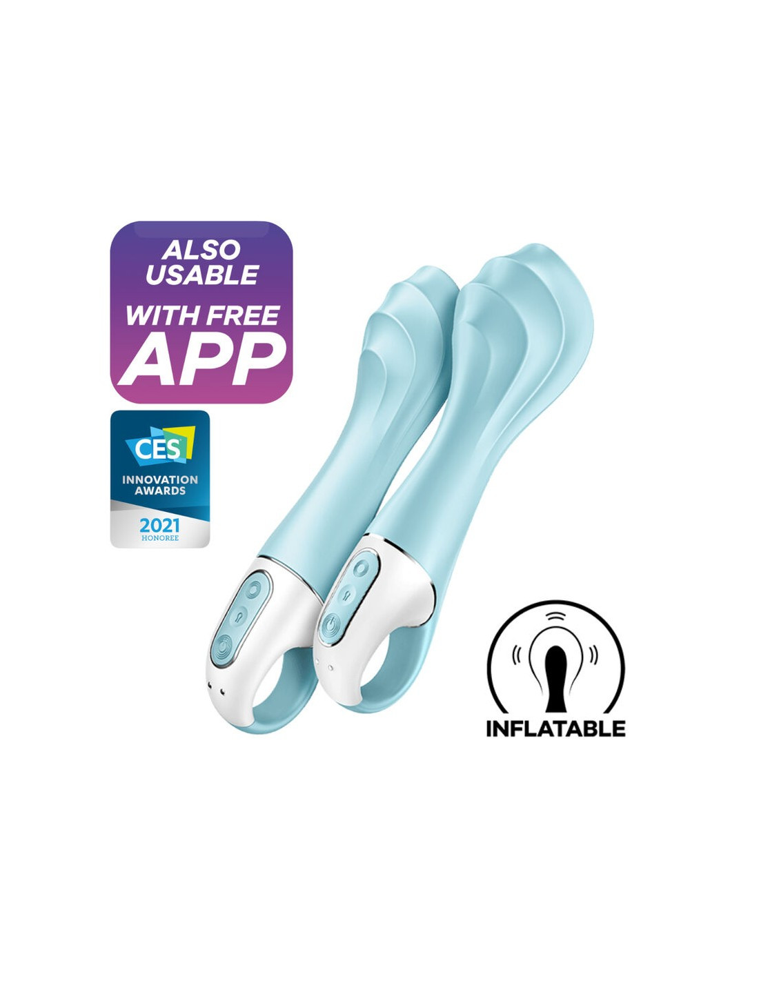 Вибромассажер Satisfyer Air Pump Vibrator 5 Connect App