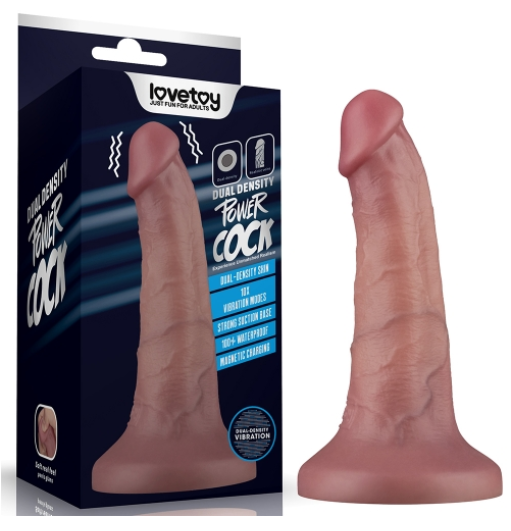 Вибратор Dual-density Power Cock 8"