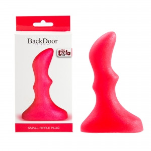 Анальный стимулятор Small ripple plug pink