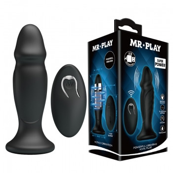 Анальная пробка Mr.Play с вибрацией USB