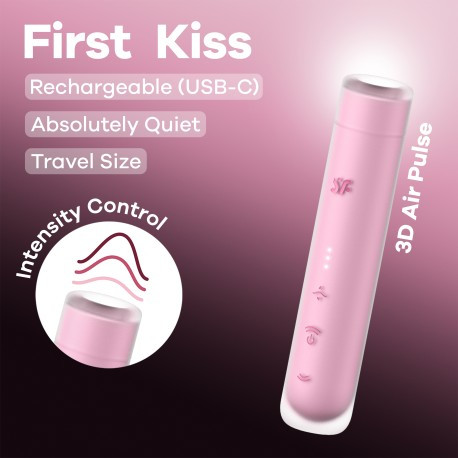 Вакуумно-волновой стимулятор клитора Satisfyer First Kiss 