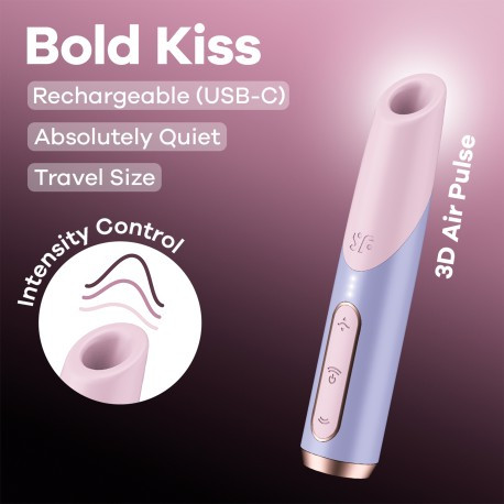 Вакуумно-волновой стимулятор клитора Satisfyer BOLD KISS