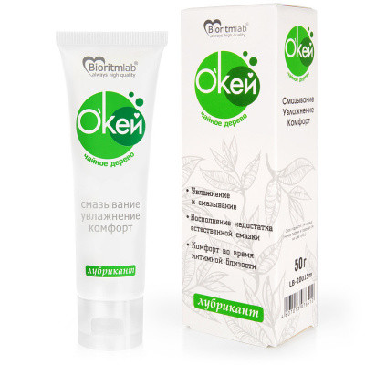 Гель лубрикант О`кей с маслом чайного дерева 50г