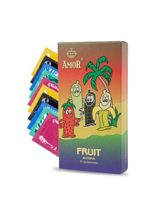 Презервативы AMOR Fruit № 10, фруктовые