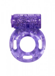 Эрекционное виброкольцо RINGS AXLE-PIN фиолетовое