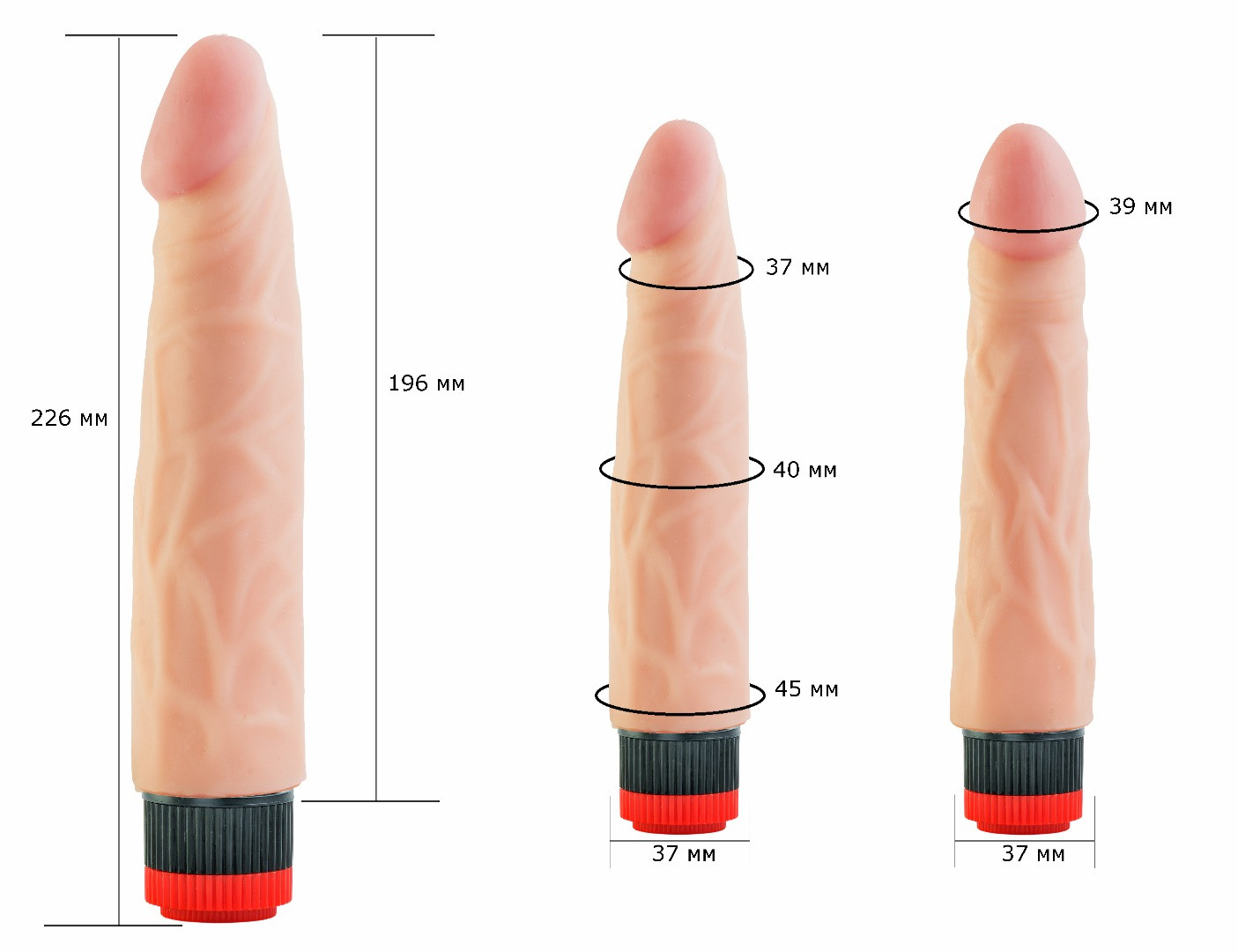 Вибратор-реалистик 808500