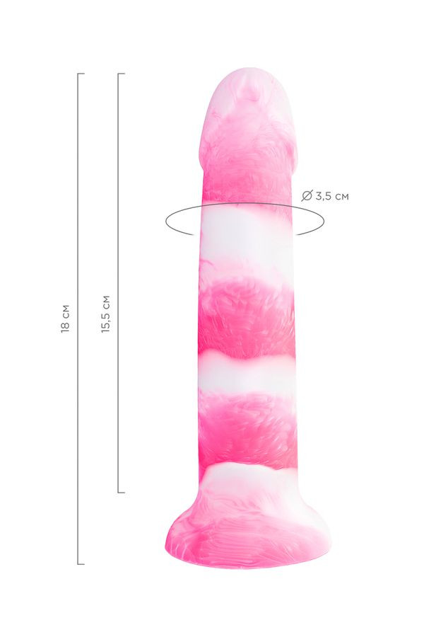 Фаллоимитатор Beyond by,силикон, розовый, 18 см