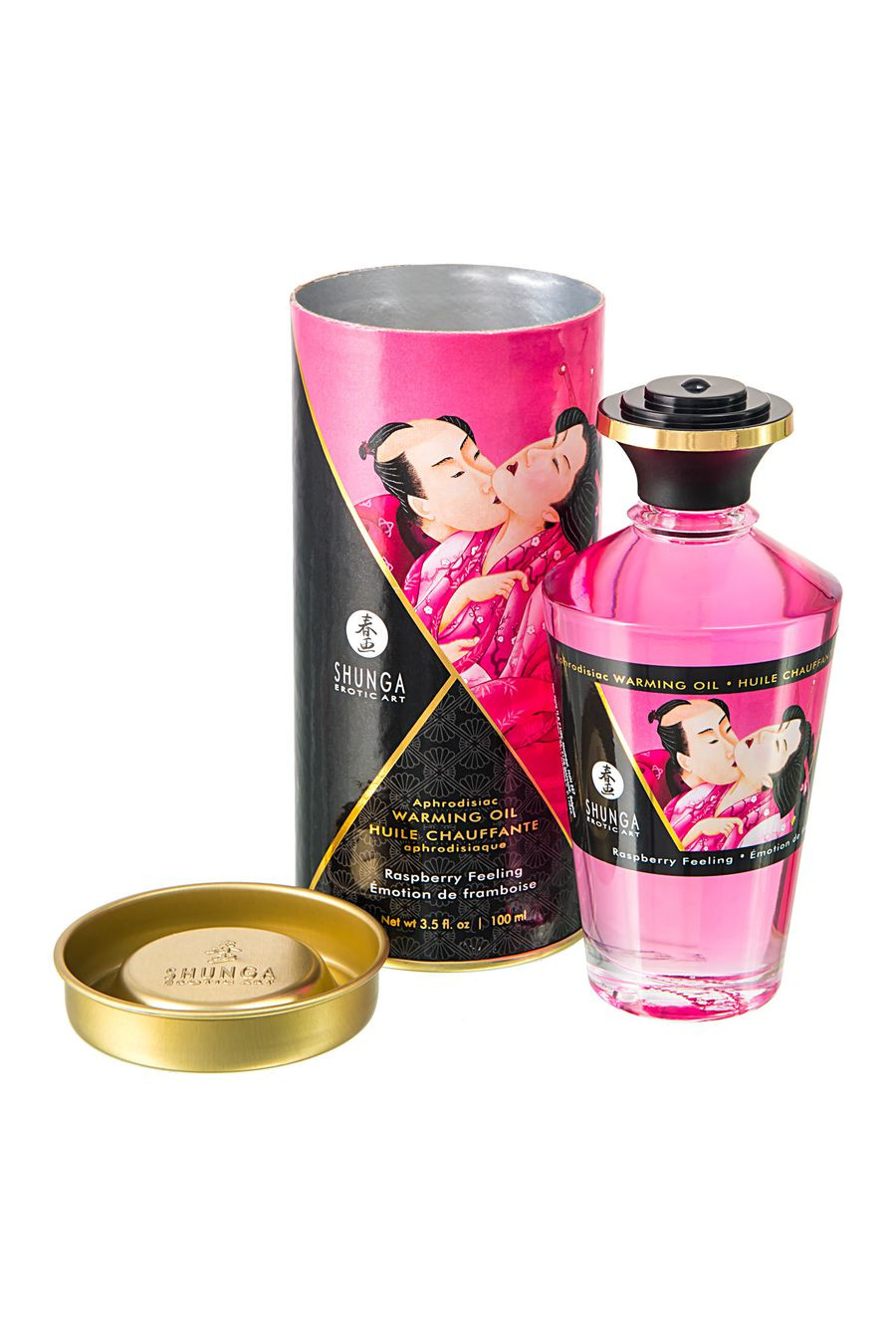 Масло SHUNGA «Малиновое чувство», разогревающее, 100 мл