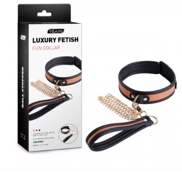 Ошейник с поводком Luxury Fetish