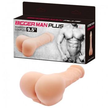 Компактный мастурбатор телесного цвета Bigger Man plus