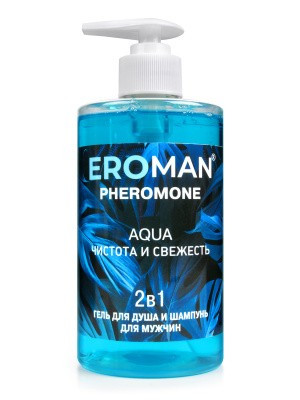 Гель для душа и шампунь AQUA, 430 мл