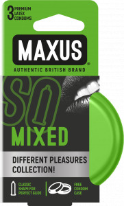 Презервативы MAXUS Mixed №3 набор ж/к