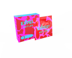 Презервативы EXPERT Hot Love с разогревающим эффектом, 3 шт.