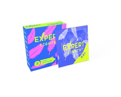 Презервативы EXPERT LIGHTS ультратонкие XXL, 3 шт.