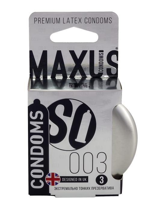 Презервативы MAXUS 003 №3 экстремально тонкие ж/к