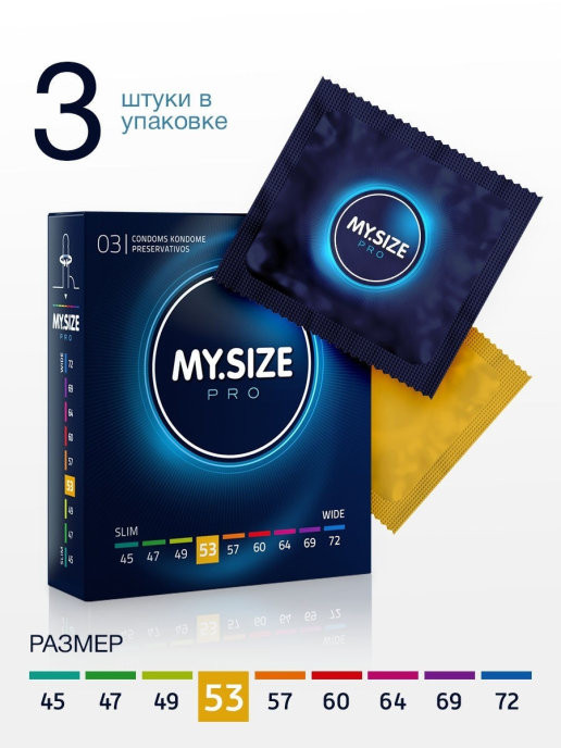 Презервативы My.Size PRO 53 