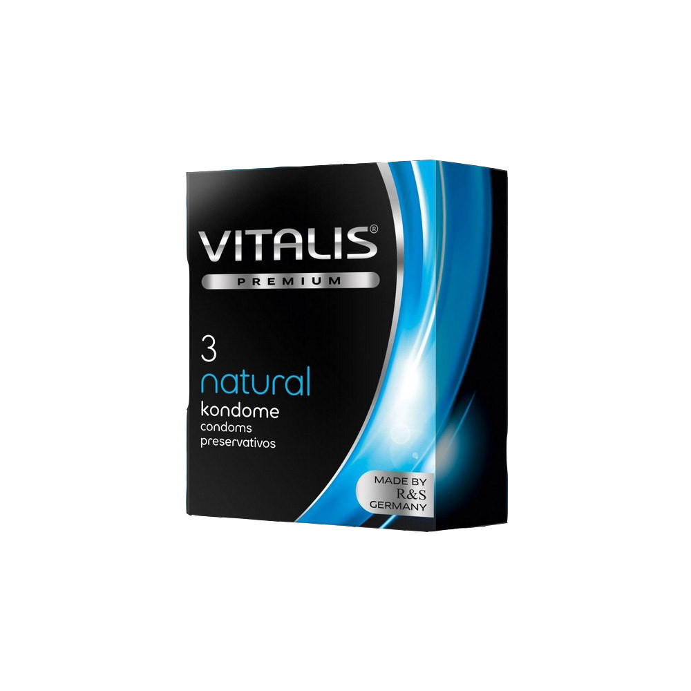 Презервативы VITALIS NATURAL классические, 3 шт