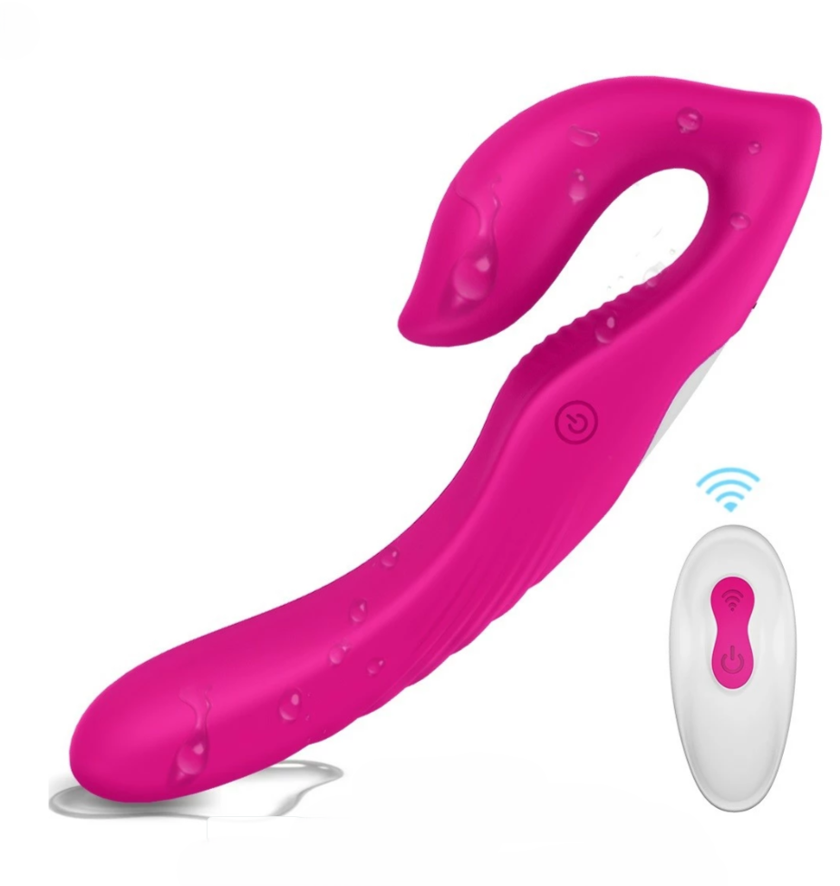 Безремневой вибрострапон Nami с пультом ДУ, розовый