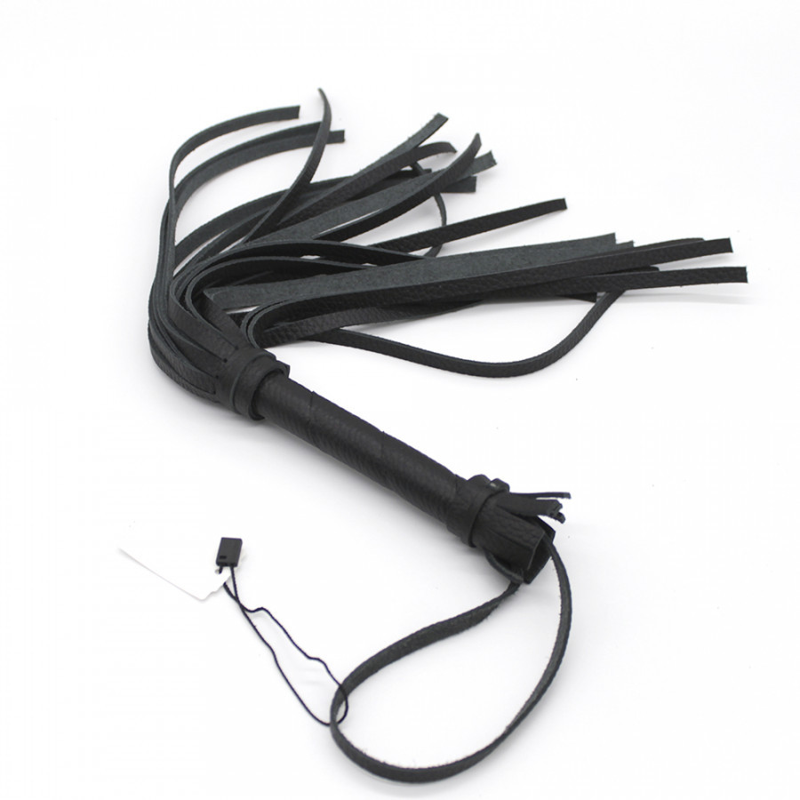 Плеть кожа с кожаной рукоятью, 40 см