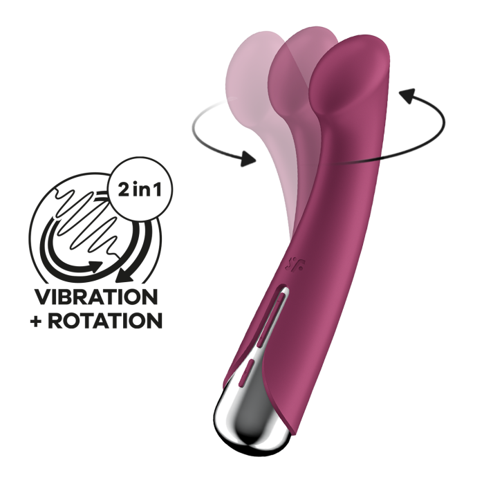 Вибромассажер Satisfyer Spinning G-Spot 1 красный