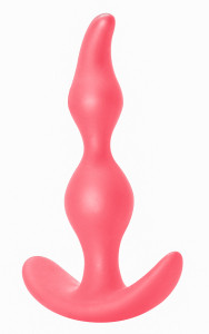 Анальная пробка Bent Anal Plug розовая