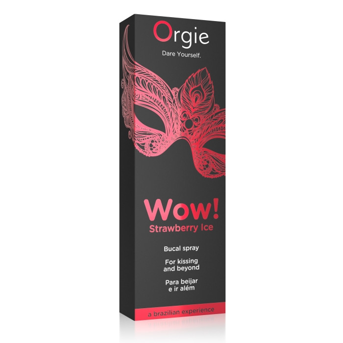 Спрей для оральных ласк Orgie Wow! Strawberry Ice Bucal Spray, 10 мл