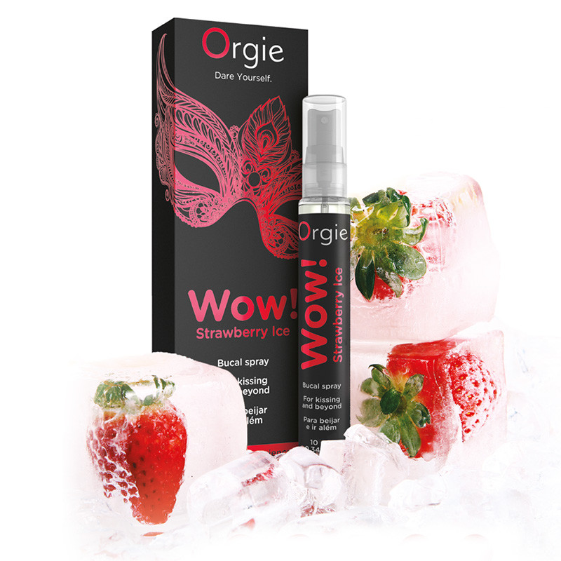 Спрей для оральных ласк Orgie Wow! Strawberry Ice Bucal Spray, 10 мл