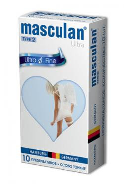 Презервативы Masculan Ultra 2, 10 шт. Ультра тонкие с обильной смазкой