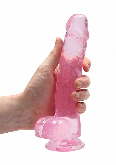 Фалоимитатор Realistic Dildo 8" розовый 20 см