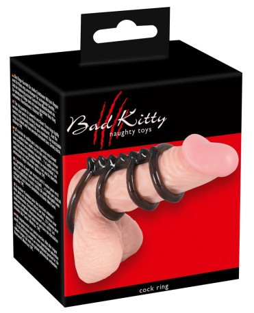 Эрекционное кольцо Bad Kitty Cockring