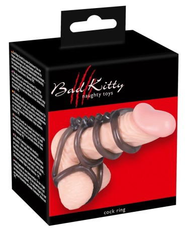 Эрекционное кольцо Bad Kitty Cock Ring 3