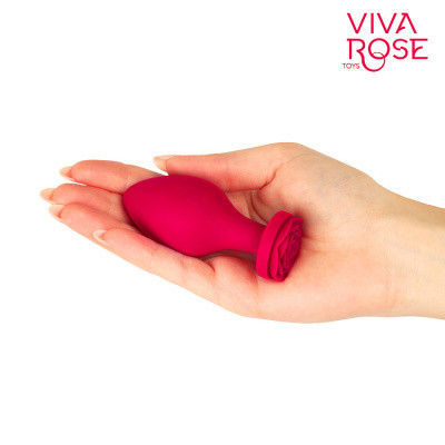 Анальная втулка VIVA ROSE , Ø 3,5 бордовая