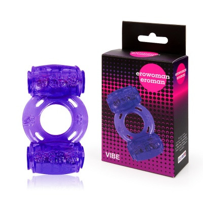 Кольцо эрекционное с двумя вибропулями