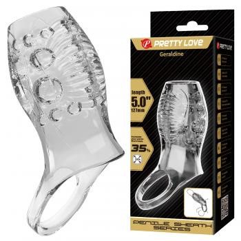 Насадка Geraldine с подхватом мoшонки, прозрачная