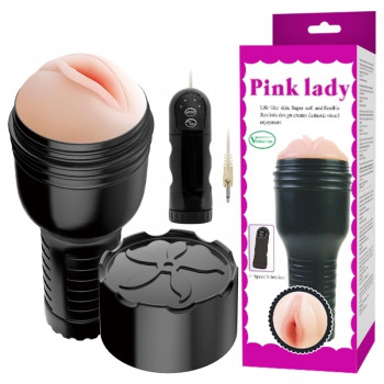 Мастурбатор в колбе Pink Lady, 3 ААА										