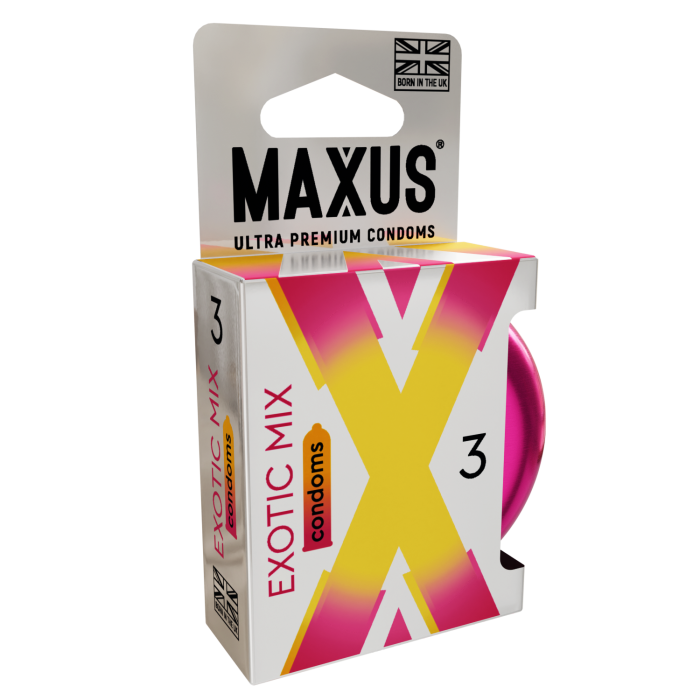 Презервативы MAXUS Exotic Mix №3 набор ж/к