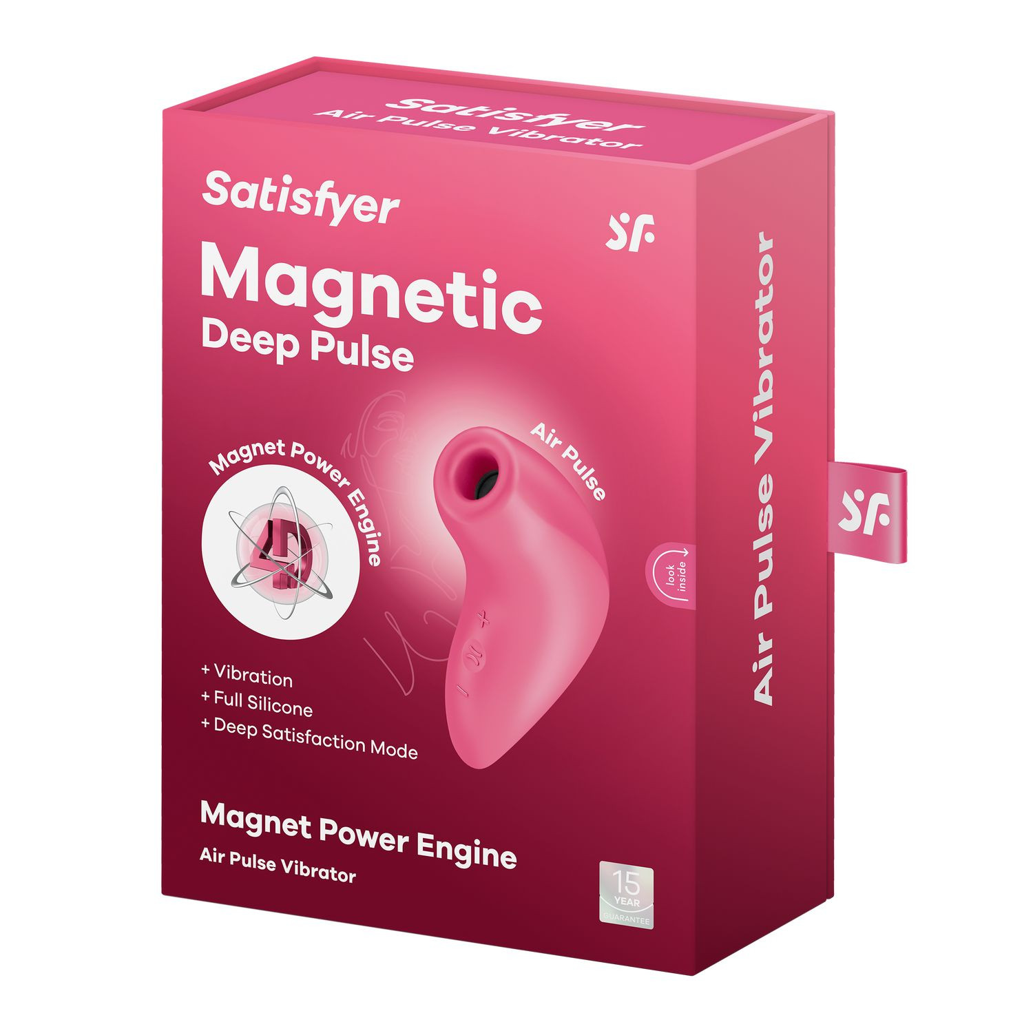 Вакуумно-волновой вибростимулятор Satisfyer Magnetic Deep Pulse розовый