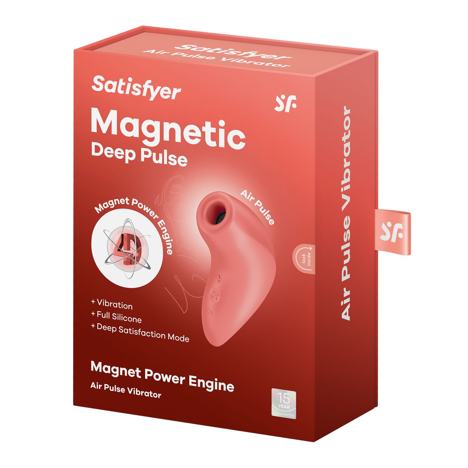 Вакуумно-волновой вибростимулятор Satisfyer Magnetic Deep Pulse оранжевый