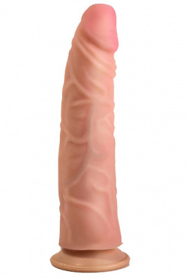 Фаллоимитатор на присоске Кибер-кожа 811000