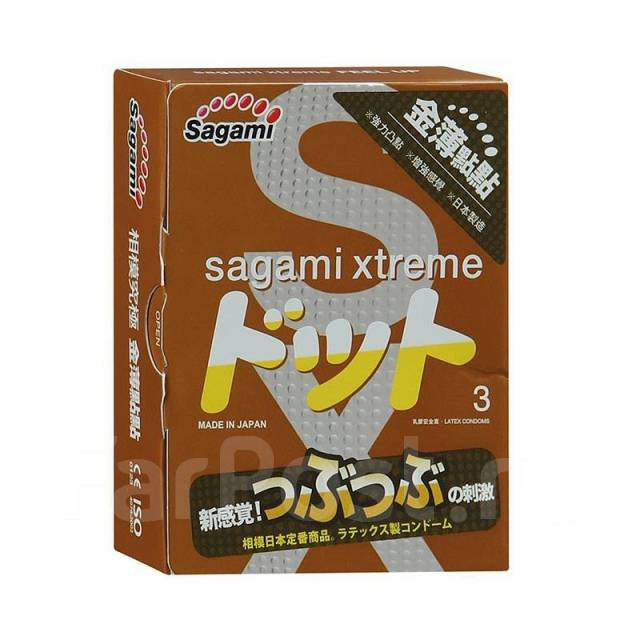 Презервативы SAGAMI Xtreme Feel UP 3шт. усиливающие ощущения