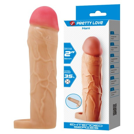 Насадка Hani 2" с кольцом для мошонки 18,5 см