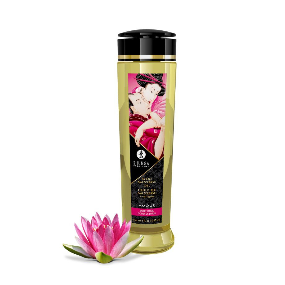 Масло Shunga Erotic Massage Oil Сладкий лотос, 240 мл